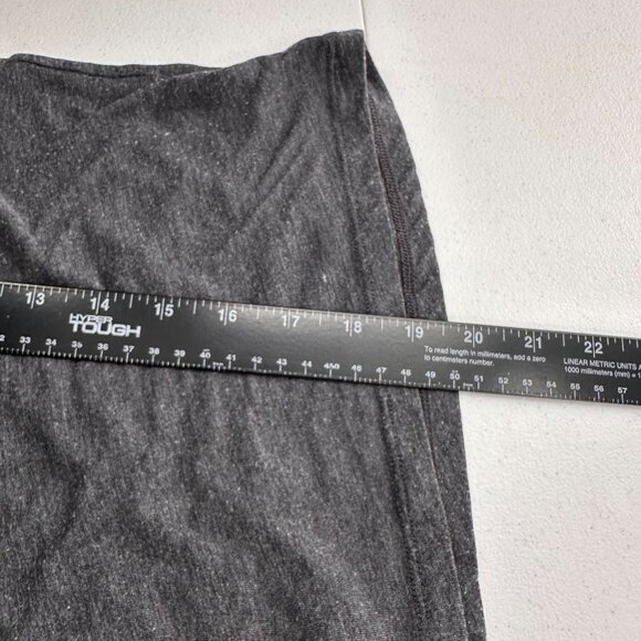 Victorias Secret Pink Racerback Tank Top S Charcoal Gray Striped Shoulder Y2K - Picture 4 of 9